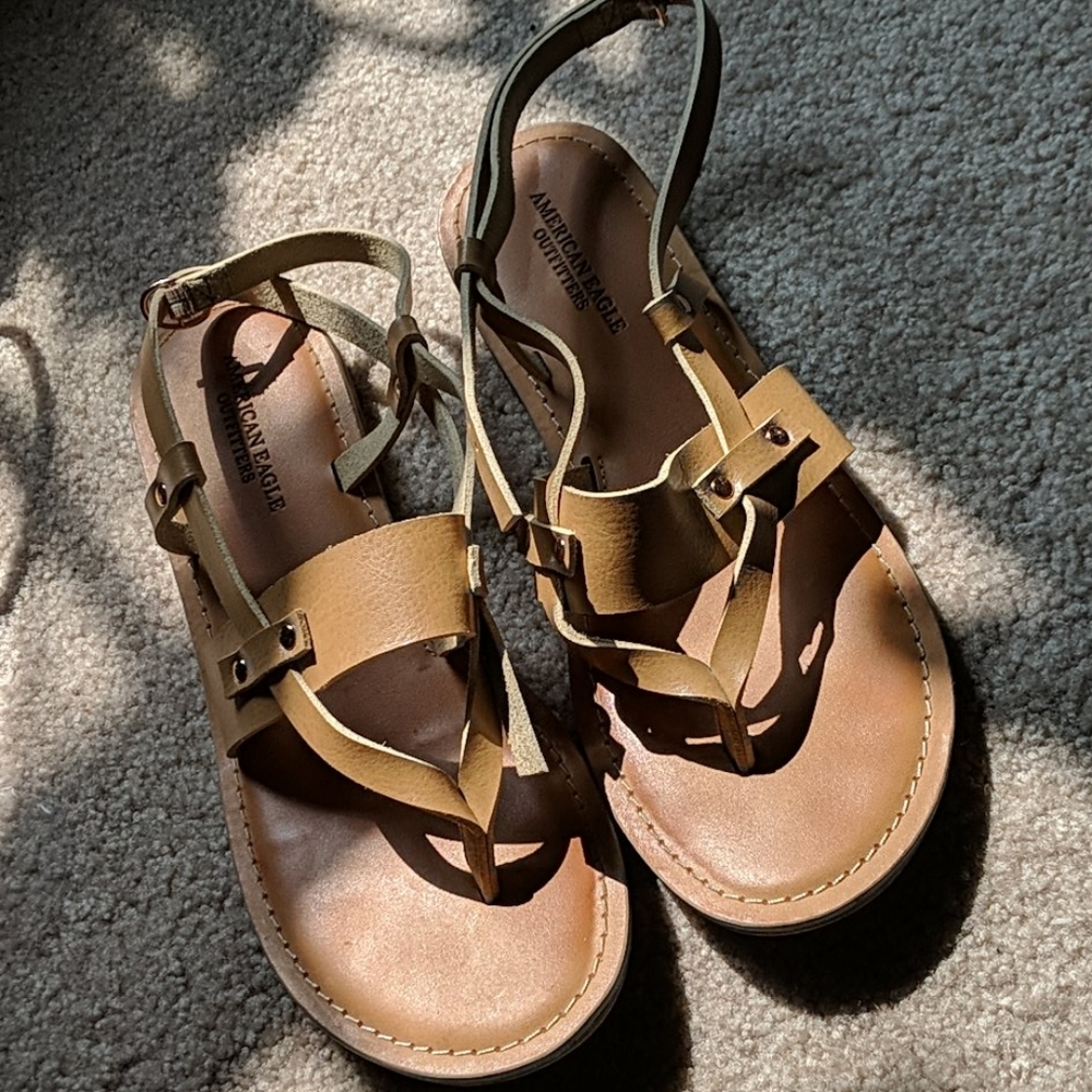 American Eagle Leather Sandals